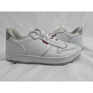 Levi's Women's Drive Lo Synthetic Leather Casual Lace Up Sneakers.